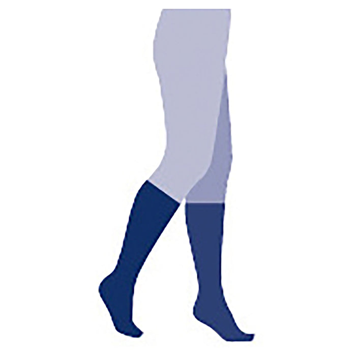Jobst For Men Casual Knee High Large Black 15-20mmHg