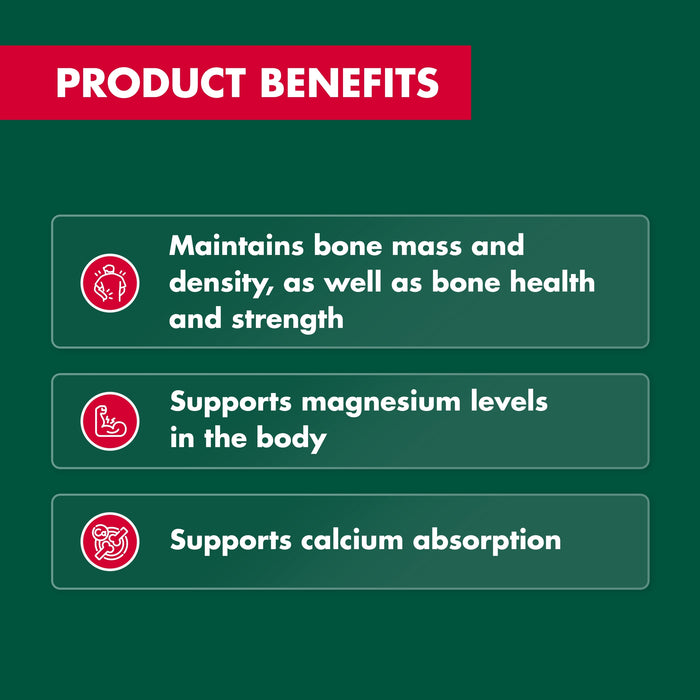 Nature's Own Calcium, Magnesium and Vitamin D3 120 Tablets