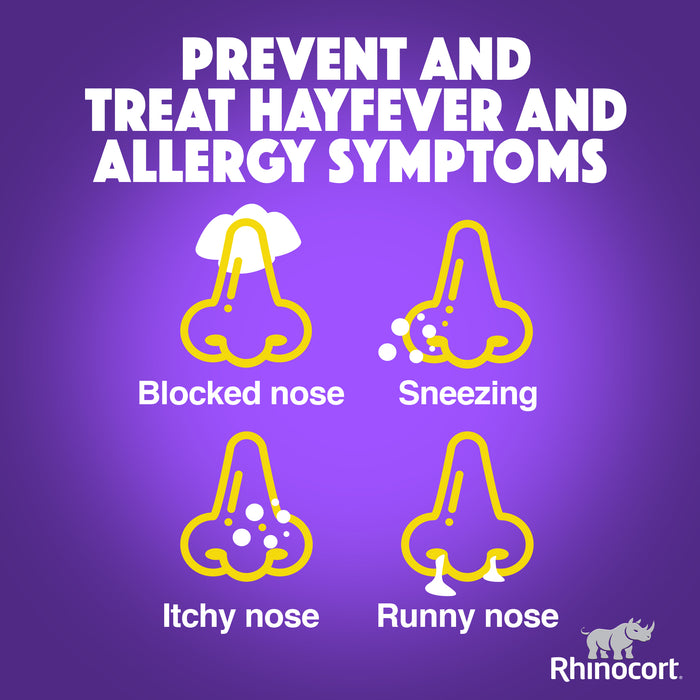 Rhinocort Aqueous Nose Spray 32mcg 120 Dose Twin Pack