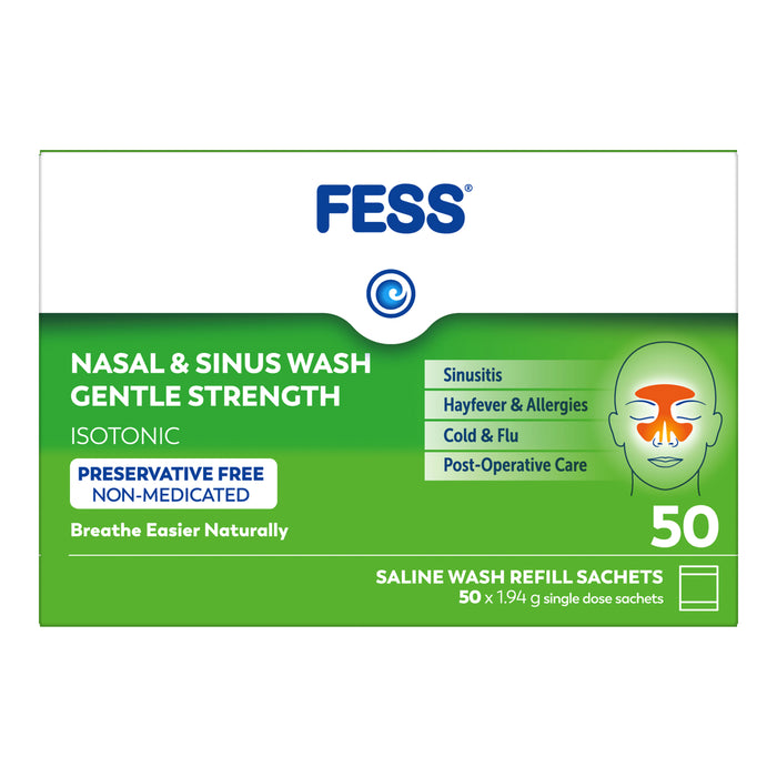 Fess Nasal & Sinus Wash Gentle Refill 50