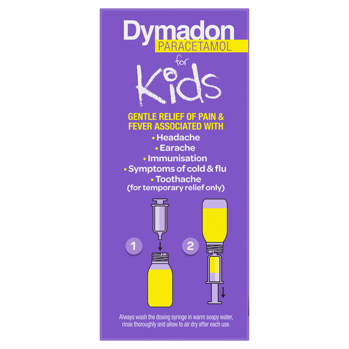 Dymadon Paracet 2-12yrs Blackcurrent 200ml