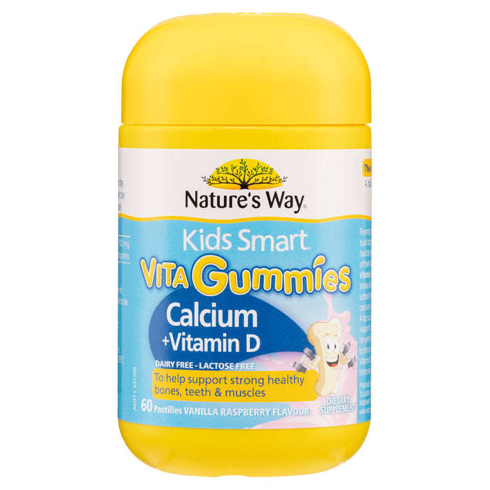 Nature's Way Kids Smart VitaGummies Calcium + Vitamin D 60 Gummies.