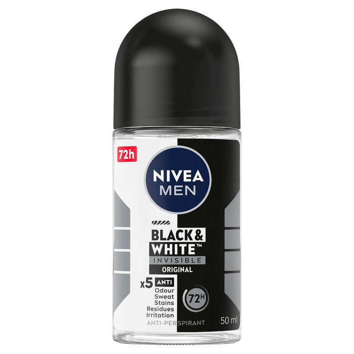 Nivea Men Deodorant Black & White Roll On 50ml