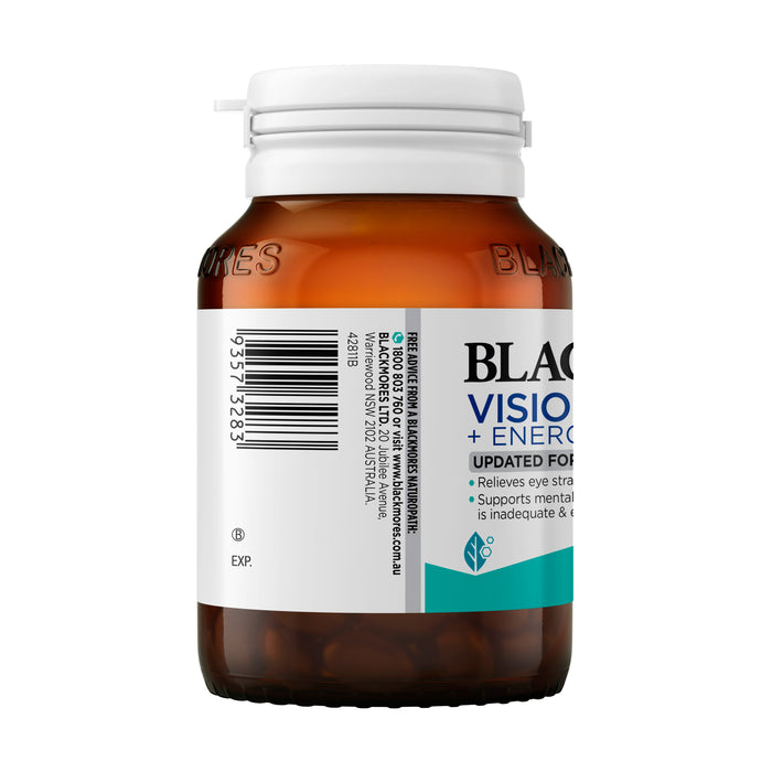 Blackmores Vision Care + Energy 60 Capsules