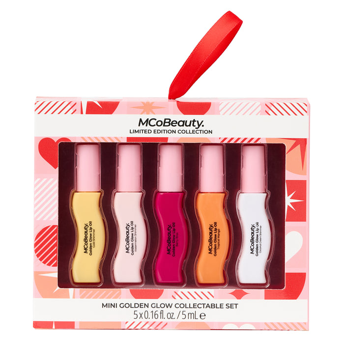 MCo Beauty Mini Golden Glow Lip Oil 5 Piece Collection - 5ml
