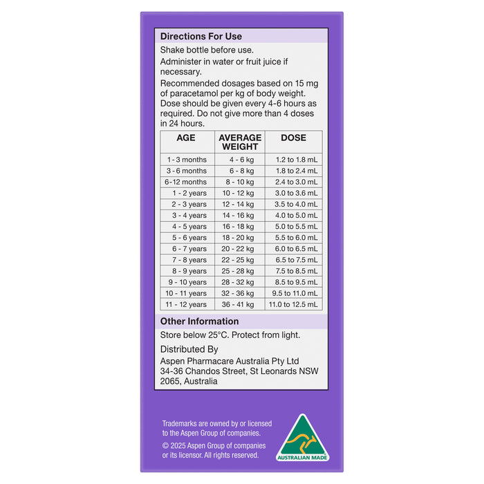 Dymadon Paracet 2-12yrs Blackcurrent 200ml