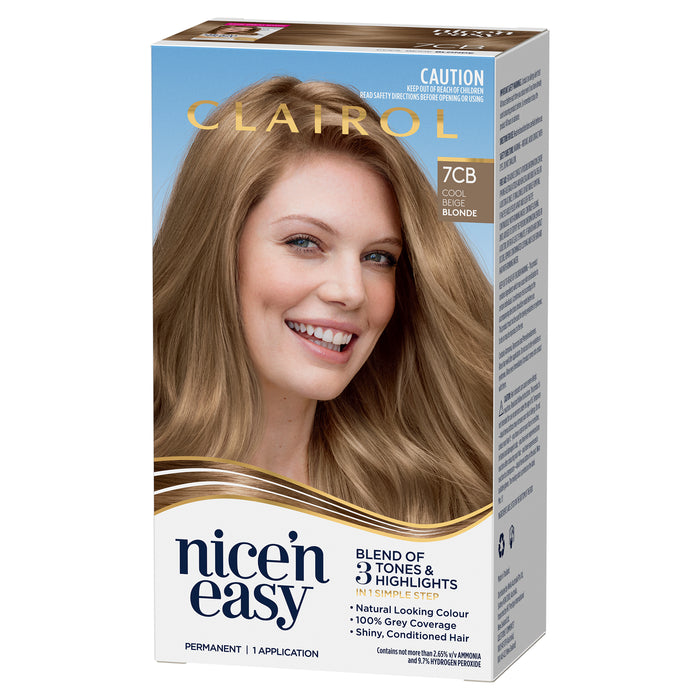 Clairol Nice N Easy 7CB Dark Champagne Blonde.