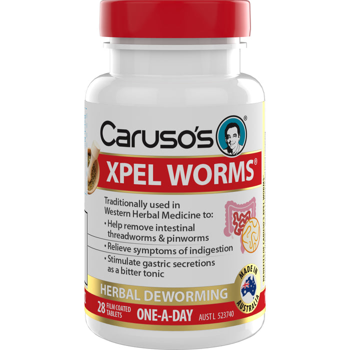 Caruso's Xpel Worms 28 Tablets