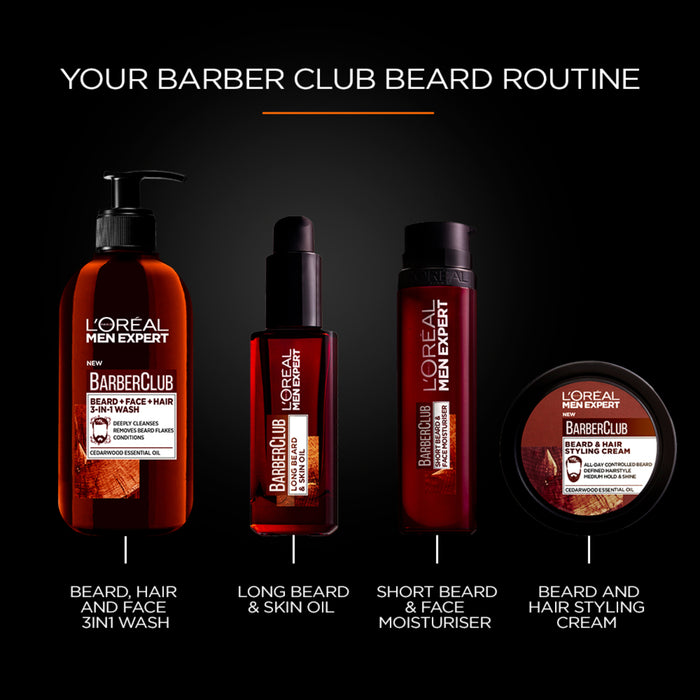 L'Oreal Men Barber Club Face and Hair Wash 200ml