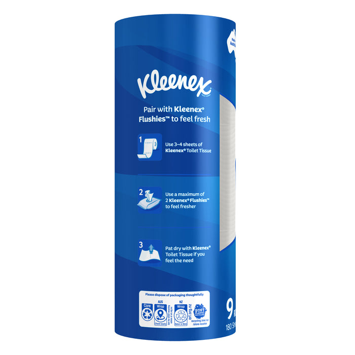 Kleenex Complete Toilet Tissues 9 Pack