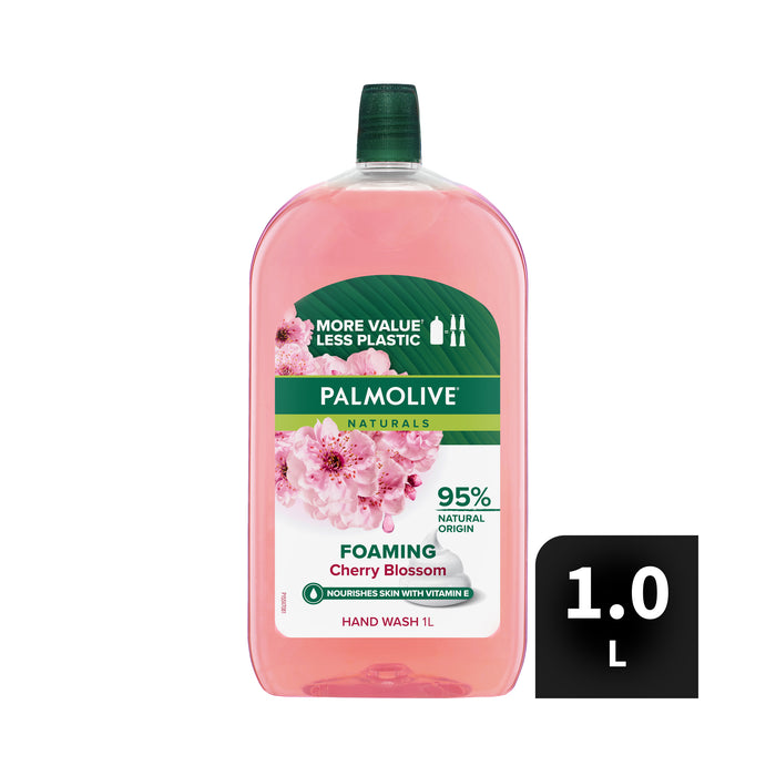 Palmolive Hand Wash Naturals Foaming Cherry Blosson 1  Litre