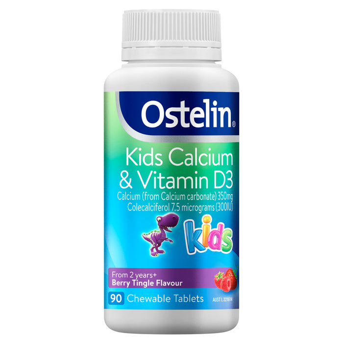 Ostelin Vit D & Calcium Kids 90 Chewable Tablets
