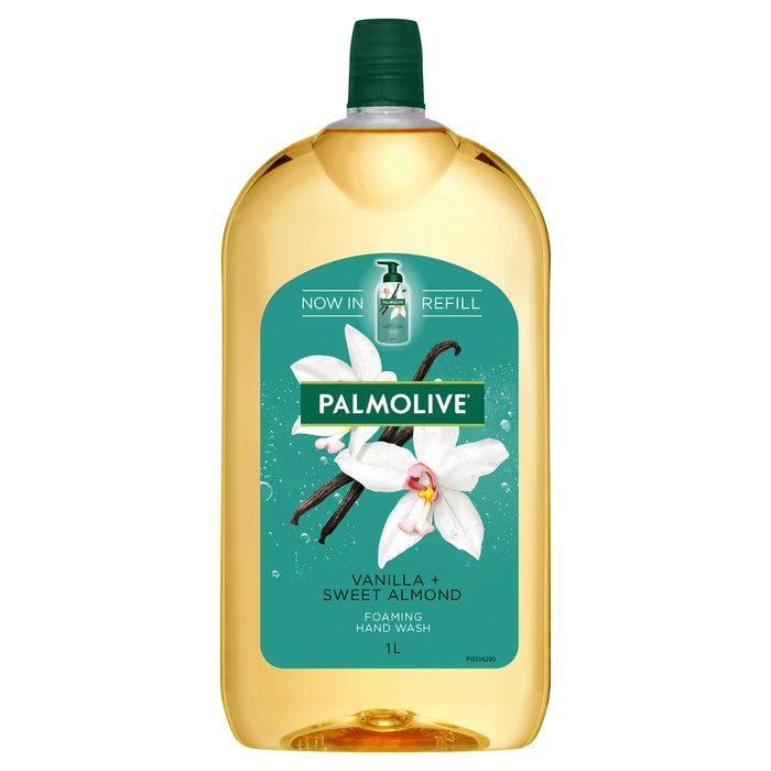 Palmolive Foaming Hand Wash Soap Vanilla & Sweet Almond Refill 1L