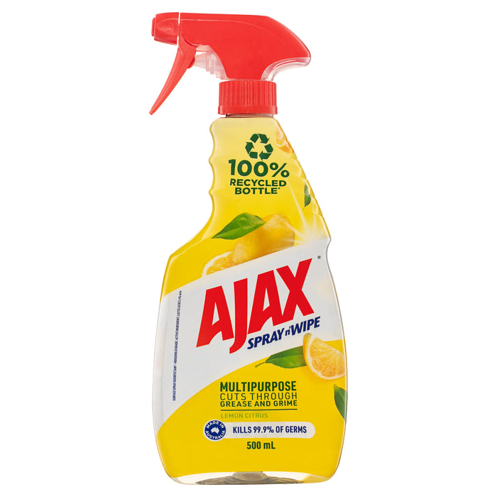 Ajax Spray N Wipe Lemon 500ml