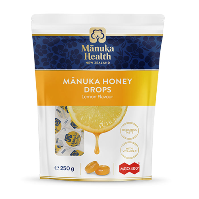 Manuka Health Manuka Honey Drops With Lemon 250g 58 Drops