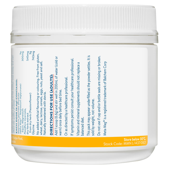 Ethical Nutrients Mega Magnesium Night Powder 126g