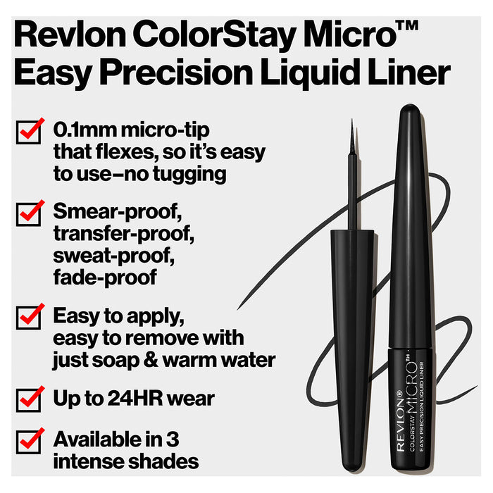 Revlon Colorstay Micro Precision Liquid Eyeliner Black