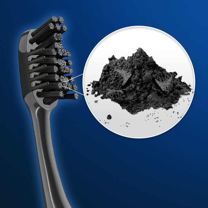 Oral B  Toothbrush Cross Action Whitening Charcoal Manual 1Pk