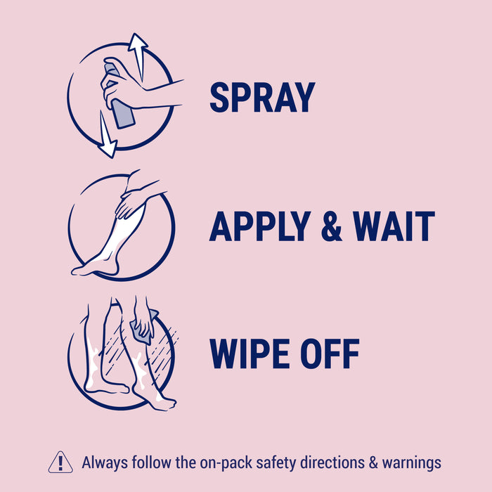 Nair Bladeless Shave Creme Hair Remover Rosewater 142g.