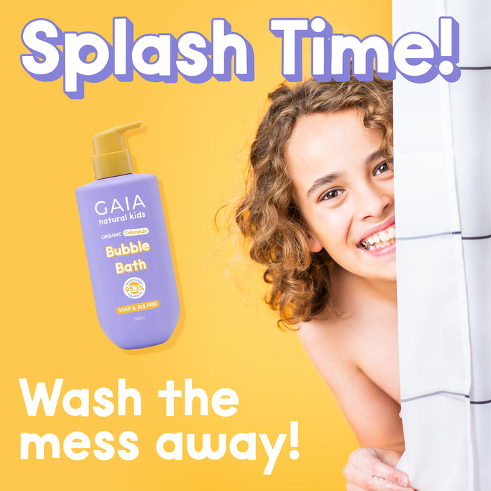 Gaia Natural Kids Organic Calendula Bubble Bath 350ml