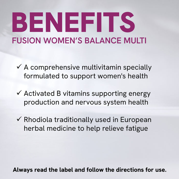 Fusion Women's Balance Multivitamin 60 Tablets