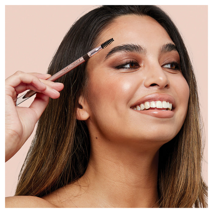 Nude By Nature Defining Brow Pencil Medium Brown.