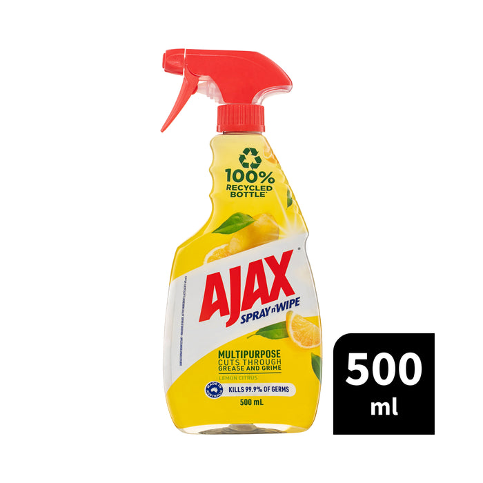 Ajax Spray N Wipe Lemon 500ml