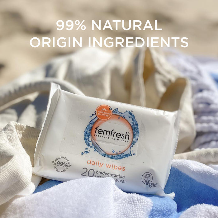 Femfresh Feminine Wipes 20 Pack