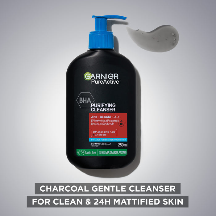 Garnier Skin Active Pure Active Deep Charcoal Cleanser 250ml