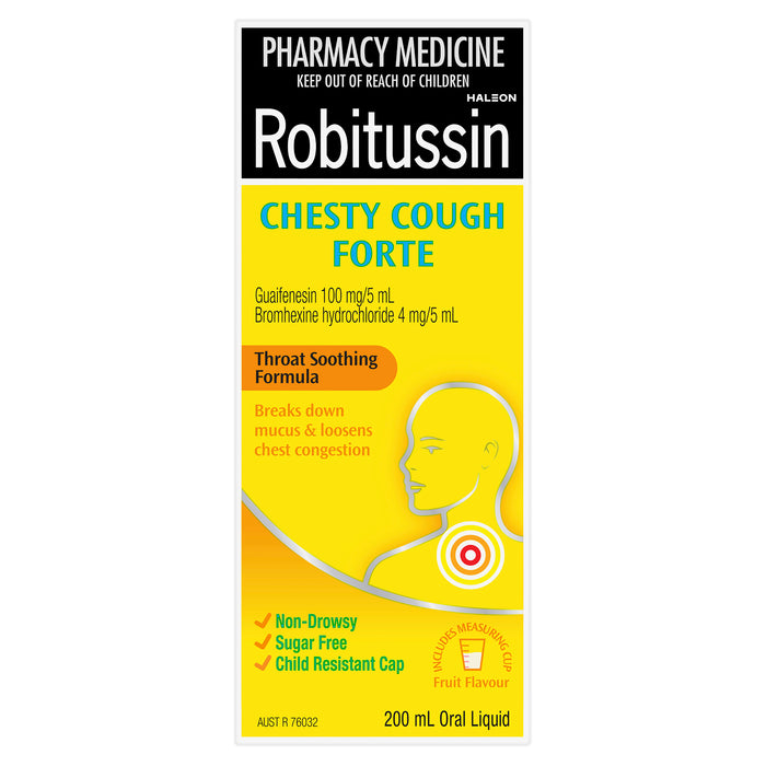 Robitussin Chesty Cough Forte 200ml.