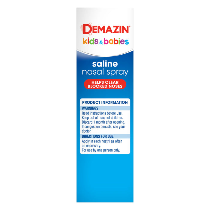 Demazin Kids & Babies Saline Nasal Spray 30ml