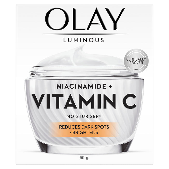 Olay Luminous Niacinamide + Vitamin C Moisturiser 50g.