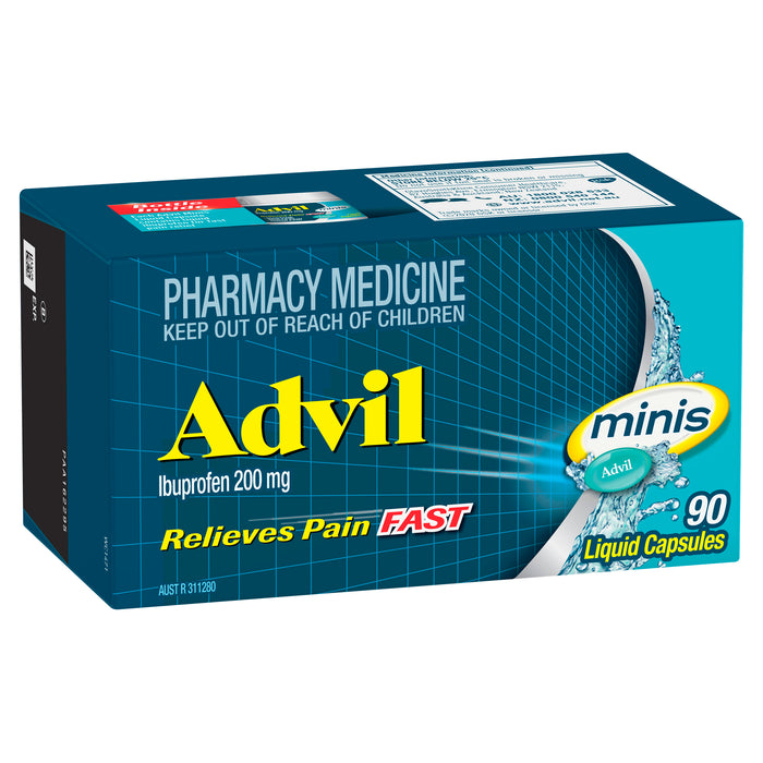 Advil Minis Liquid 90 Capsules