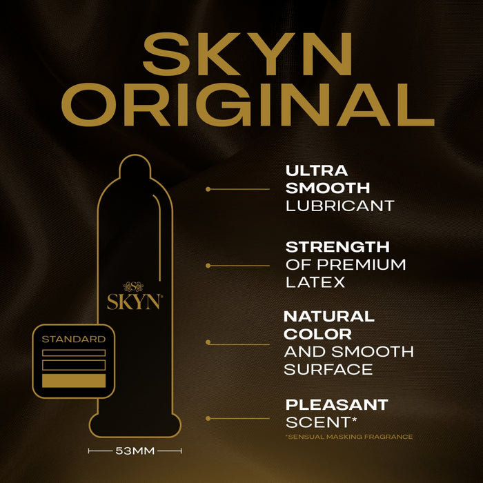 Ansell Lifestyles Condoms SKYN Original 40 Soft Latex Free.