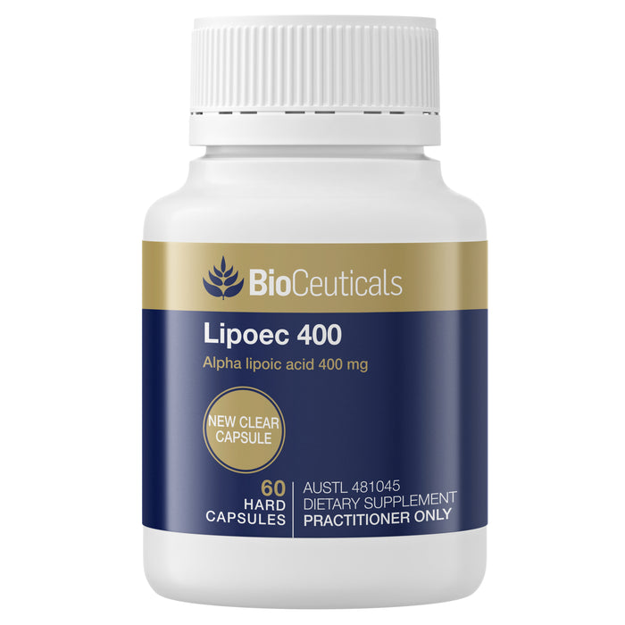 Bioceuticals Lipoec 400 60 Capsules