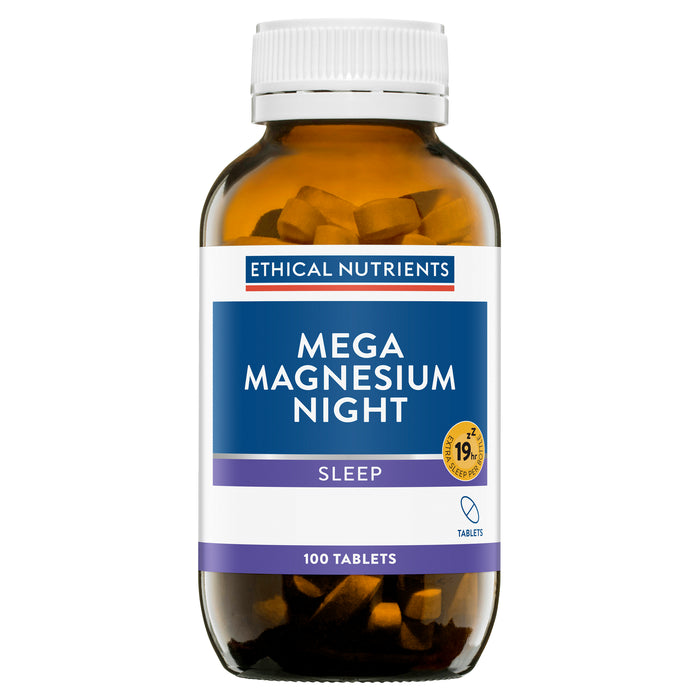 Ethical Nutrients Mega Magnesium Glycinate Night 100Tablets