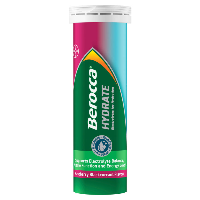 Berocca Hydrate Blackcurrant Effervescent Tablets 20