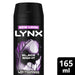 Lynx Body Spray Black Night 165mL.