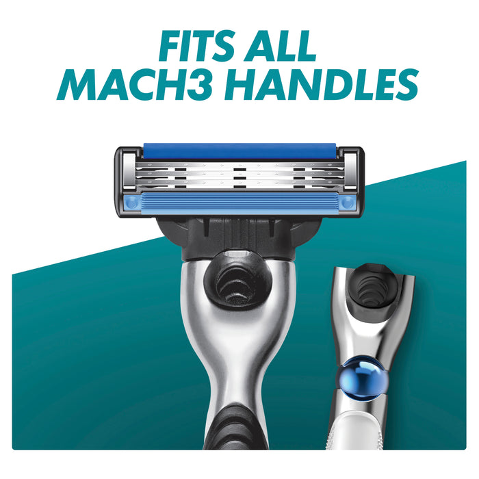 Gillette Mach 3 Manual Razor and 2 Blades