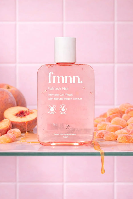 Fmnn Refresh Her Intimate Gel Wash Peach 100ml.