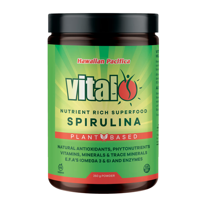 Vital Hawaiian Pacifica Spirulina 250G.