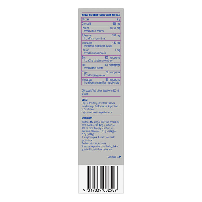 Hydralyte Plus Sport Berry 20 Effervescent Tablets