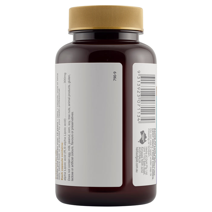 Herbs Of Gold Alpha Lipoic 300 60 Capsules