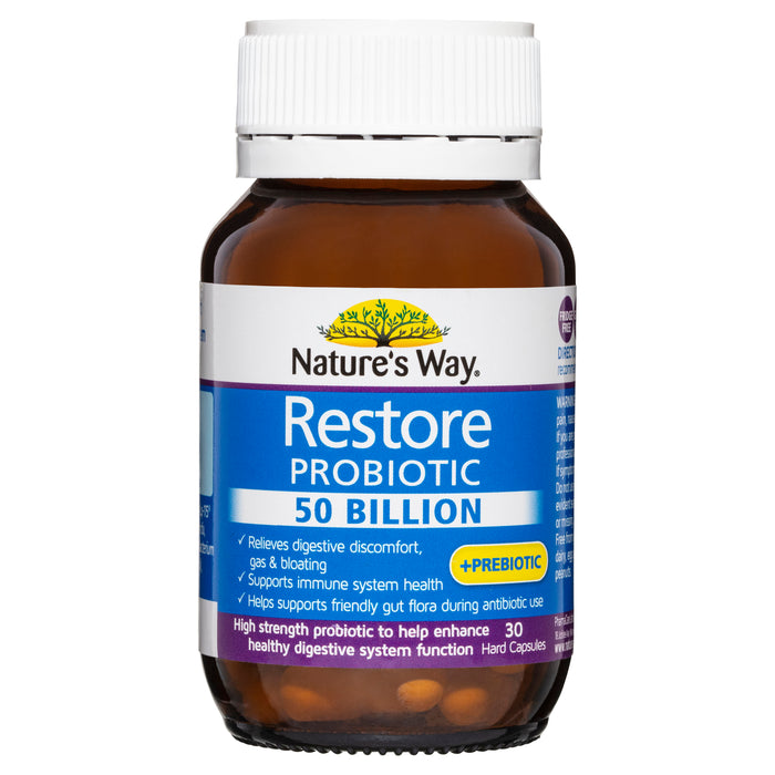 NW RESTORE PROBIOTIC 50 BILLION 30 CAP.