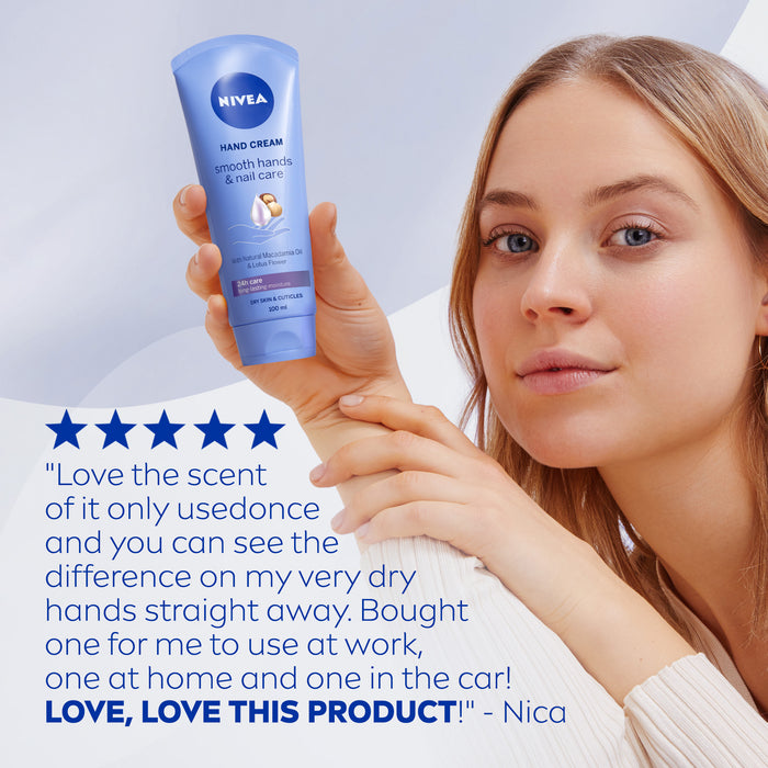 Nivea Smooth Hands and Nail Care Cream 100mL