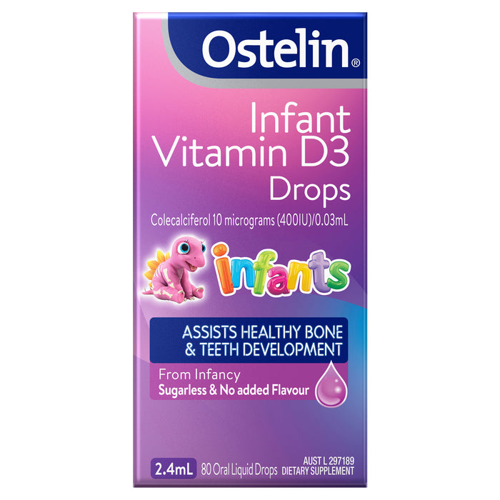 Ostelin Infant Vitamin D3 Drops 2.4ml.
