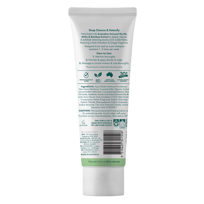 A'kin Deep Clean Scalp Scrub 150ml.