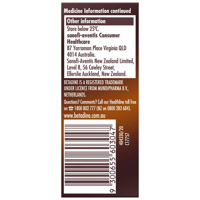 Betadine Antiseptic Liquid 15ml.