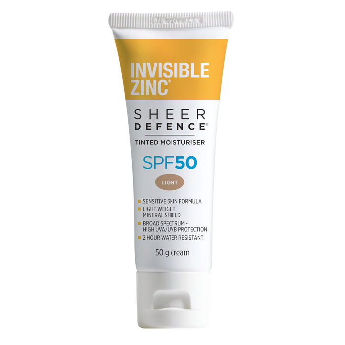 Invisible Zinc Sheer Defence Tinted Moisturiser Light