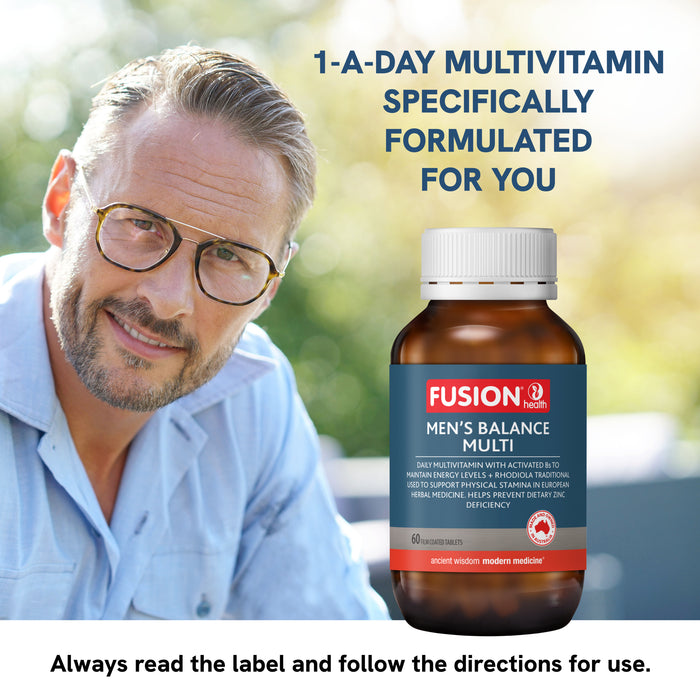 Fusion Men's Balance Multivitamin 60 Tablets